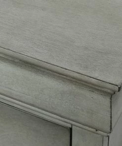 Crown Mark Gray King Sleigh Bedroom Set