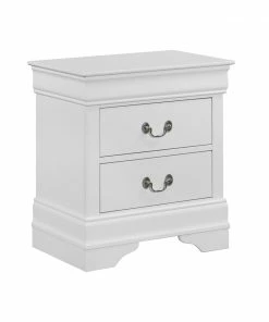 Crown Mark White King Size Sleigh Bedroom Set