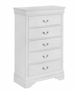 Crown Mark White Full Size Sleigh Bedroom Set