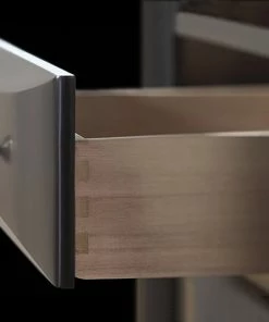 Crown Mark Emily Captain Black Queen Bedroom Set