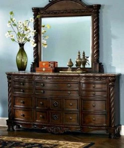 North Shore Sleigh King Bedroom Set By Ashley Furniture