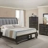 Crown Mark Jaymes Upholstered Storage King Bedroom Set