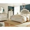 Ashley Furniture King Bedroom Sets Two Tone Upholstered Cottage King Bedroom Set