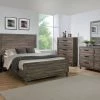 Crown Mark Rustic Plank Leg Queen Bedroom Set