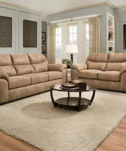 Jackson/Catnapper Catnapper Grant Sofa And Loveseat Sofa Sets - Stationary
