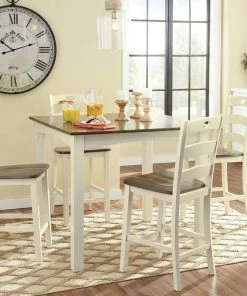 Ashley Furniture Two Tone Cottage Counter Dining Set