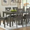 Ashley Furniture Antique Gray 7 Pc. Dining Set
