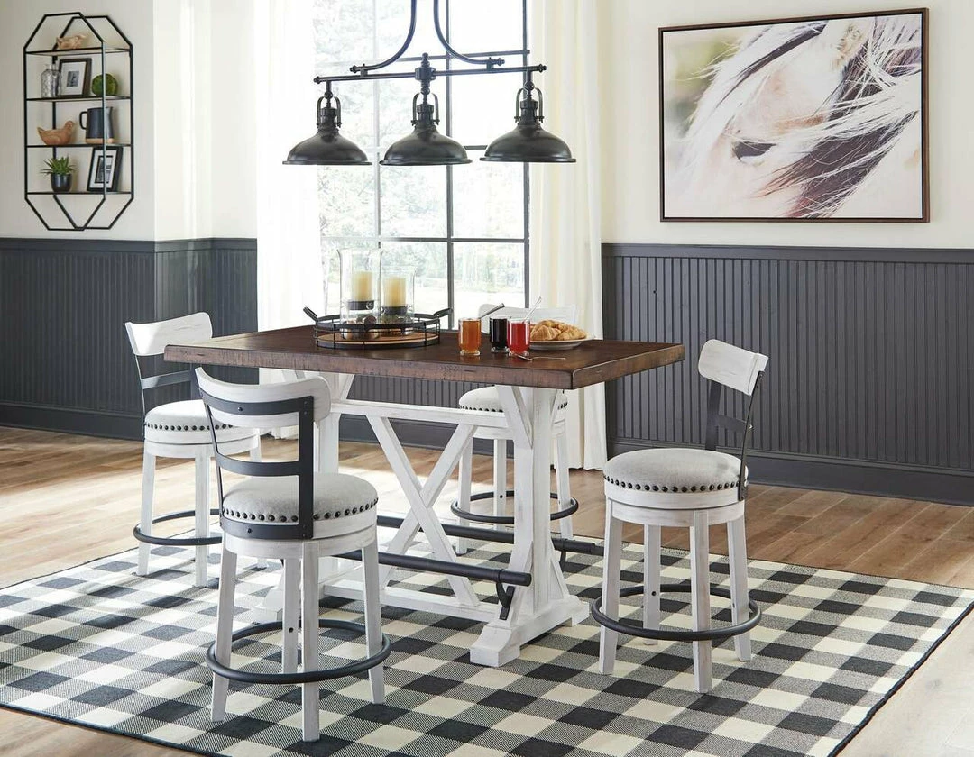 Ashley Furniture Modern Farmhouse Vintage White Dining Set