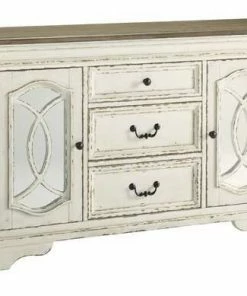 Ashley Furniture Antique White Two Tone Dining Room Collection