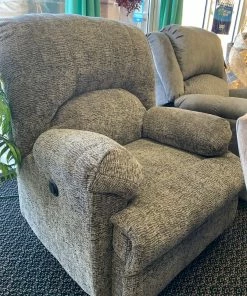 Washington Furniture Power Recline Stone Gray Recliner