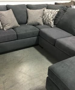 Lane Home Furnishings Pacific Steel Blue Sectional Sectionals