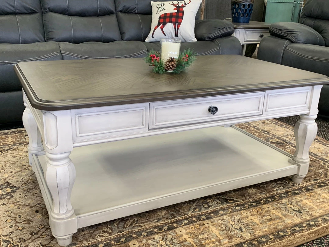Bernards Furniture Coffee Table Sets French Country Antique White Coffee Table Set