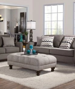Hughes Furniture Serta Upholstery Max Ash Sofa And Loveseat Sofa Sets - Stationary
