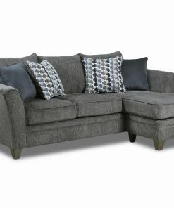 Lane Home Furnishings Albany Navy Chaise Sofa