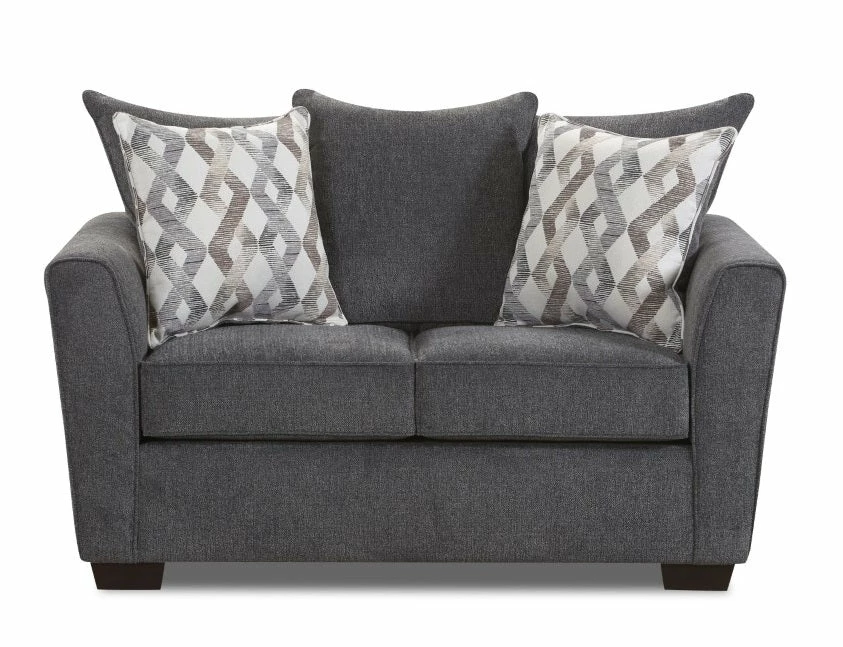 Lane Home Furnishings Surge Gray Sofa And Loveseat Sofa Sets - Stationary