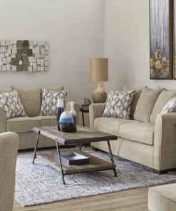 Lane Home Furnishings Surge Mocha Sofa And Loveseat Sofa Sets - Stationary