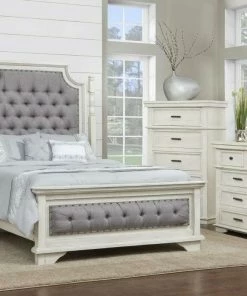 HPFD Savannah White King Bedroom Set King Bedroom Sets