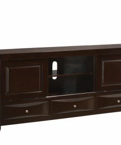 Crown Mark Emily Dark Cherry TV Stand