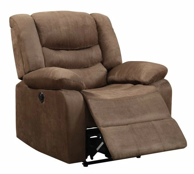 Lifestyle Furniture Power Recliner In Cosmo Chocolate