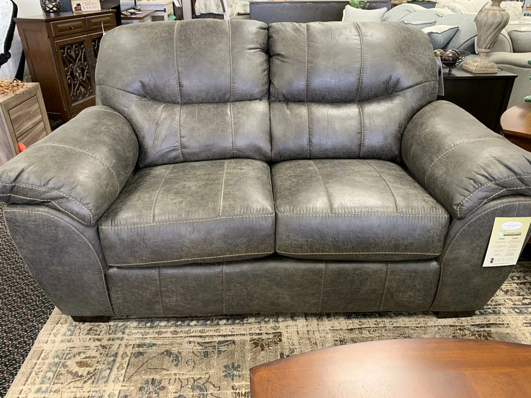Jackson/Catnapper Grant Steel Gray Sofa And Loveseat Sofa Sets - Stationary